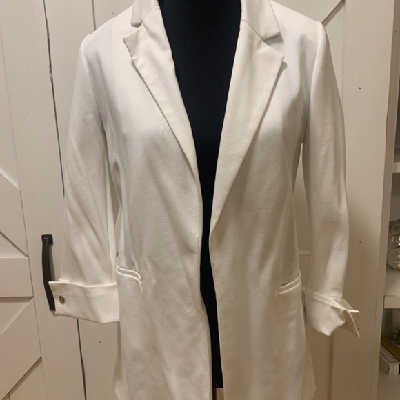 White Suzy Shier Blazer for Women - Picture 3 of 6